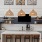 Stono Oaks resident community kitchen with hanging lights